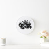 Queen Graffiti Design Runde Wanduhr (Zuhause)