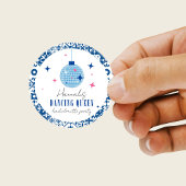 Queen greek Musical Disco Bacheloretto Runder Aufkleber