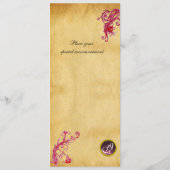 QUEEN GUINEVERE, Fantasy-Programm für braune Perga Programm (Rückseite)