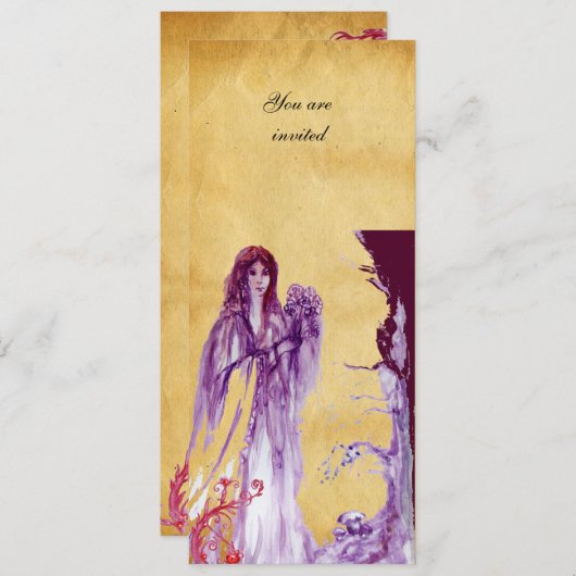 QUEEN GUINEVERE, Fantasy-Programm für braune Perga Programm (Vorne/Hinten)