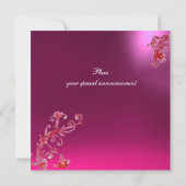 QUEEN GUINEVERE, lila-weißgelb Einladung (Rückseite)