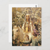 Queen Guinevere Maying Postcard Postkarte (Vorne/Hinten)