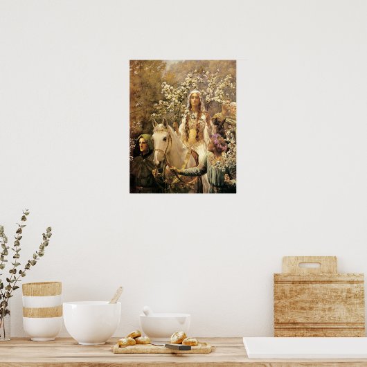 Queen Guinevere Maying Poster (Küche)