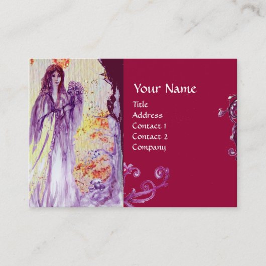 QUEEN GUINEVERE MONOGRAM VISITENKARTE (Vorderseite)