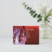 QUEEN GUINEVERE MONOGRAM VISITENKARTE (Stehend Vorderseite)