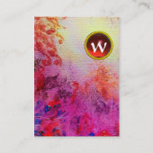 QUEEN GUINEVERE MONOGRAM VISITENKARTE (Rückseite)