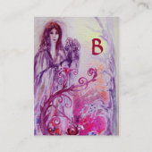 QUEEN GUINEVERE MONOGRAM VISITENKARTE (Rückseite)