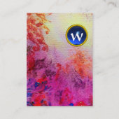 QUEEN GUINEVERE MONOGRAM VISITENKARTE (Rückseite)