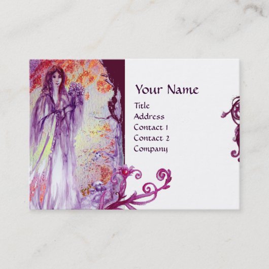 QUEEN GUINEVERE MONOGRAM VISITENKARTE (Vorderseite)