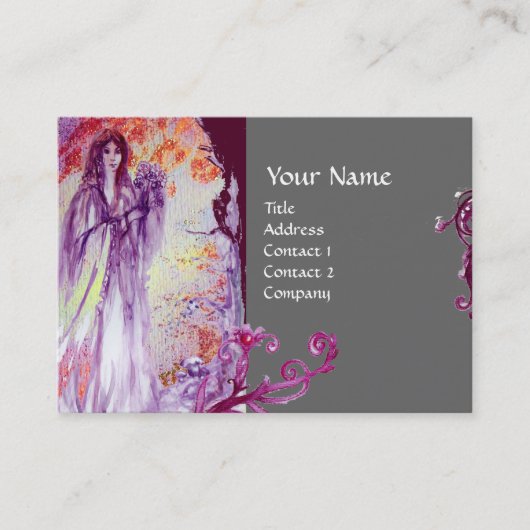 QUEEN GUINEVERE MONOGRAM VISITENKARTE (Vorderseite)