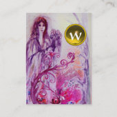QUEEN GUINEVERE MONOGRAM VISITENKARTE (Rückseite)
