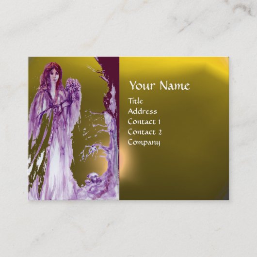 QUEEN GUINEVERE MONOGRAM VISITENKARTE (Vorderseite)