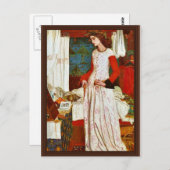 Queen Guinevere von William Morris (beste Qualität Postkarte (Vorne/Hinten)