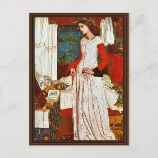 Queen Guinevere von William Morris (beste Qualität Postkarte (Vorderseite)