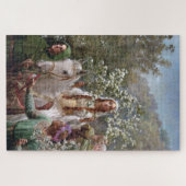 Queen Guinevere's May Day (by John Collier) Puzzle (Horizontal)