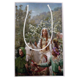 Queen Guinevere's Maying (by John Collier) Mittlere Geschenktüte