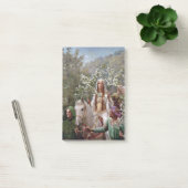 Queen Guinevere's Maying (by John Collier) Post-it Klebezettel (Büro)