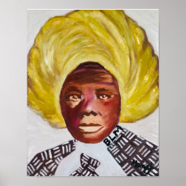 Queen Harriet Tubman 11x14 Weißes Poster