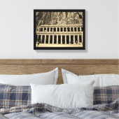 Queen Hatshepsut Temple Leinwanddruck (Insitu (Schlafzimmer))