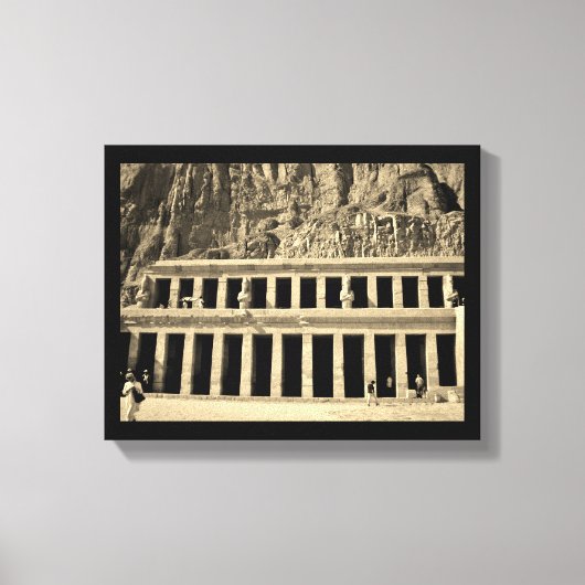 Queen Hatshepsut Temple Leinwanddruck (Vorderseite)