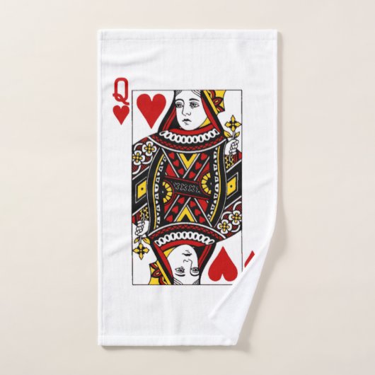 Queen heart badhandtuch set (Handtuch)