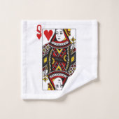 Queen heart badhandtuch set (Waschlappen)