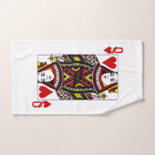 Queen heart badhandtuch set (Handtuch)