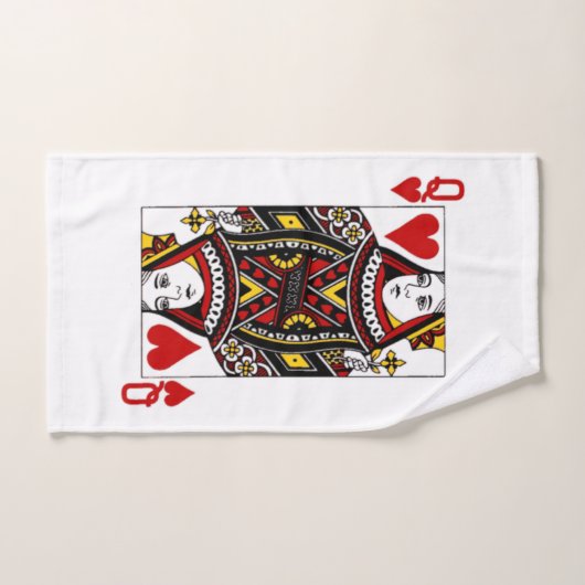 Queen heart badhandtuch set (Handtuch)