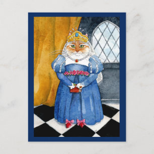 Queen Heather Royal Cat Postkarte