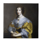 Queen Henrietta Maria Fliese (Vorderseite)