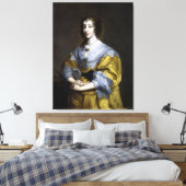 Queen Henrietta Maria Leinwanddruck (Insitu (Schlafzimmer))