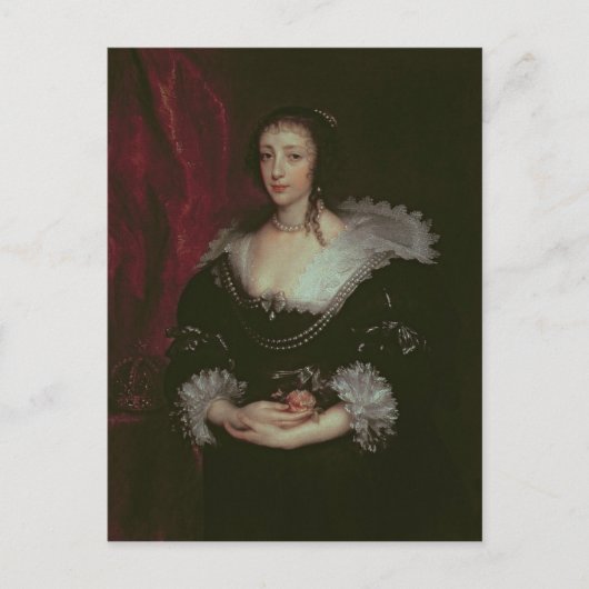 Queen Henrietta Maria Postkarte (Vorderseite)