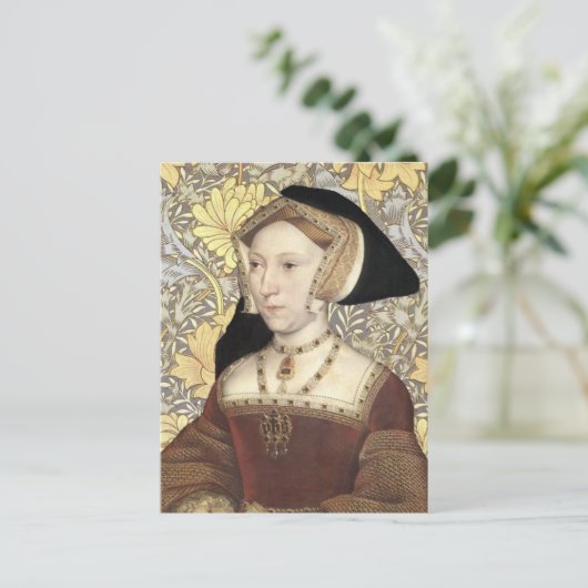 Queen Jane Seymour - Portrait Postcard Postkarte (Stehend Vorderseite)