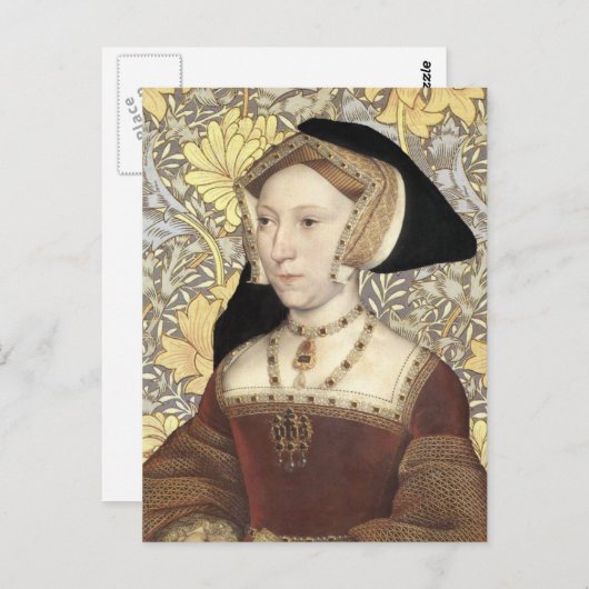 Queen Jane Seymour - Portrait Postcard Postkarte (Vorne/Hinten)