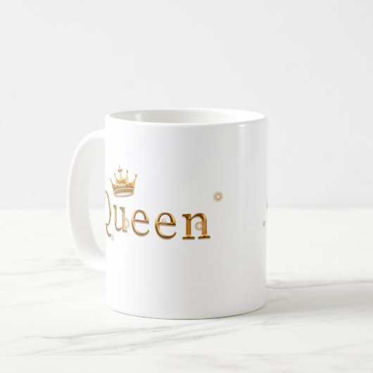 QUEEN KAFFEETASSE (Vorderseite Links)