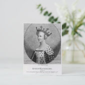 Queen Katherine pub. 1792 Postkarte (Stehend Vorderseite)