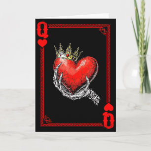 Queen King Of Hearts Spielkarten-Paar passend Karte
