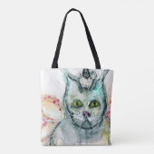 Queen Kitten Tote Bag Tasche (Rückseite)
