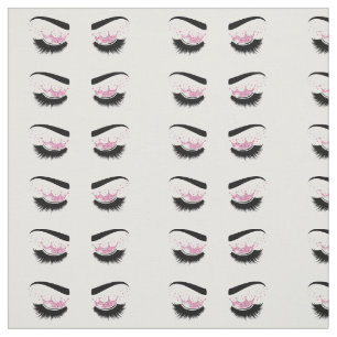 Queen lange Striche mit Kronaugen machen Kunst Stoff