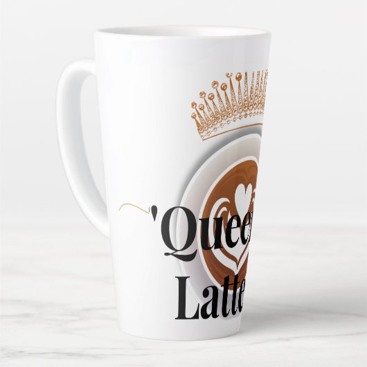 Queen Latte Tasse (Linke Ecke)