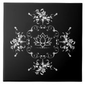 Queen Lotus Fliese (Vorderseite)