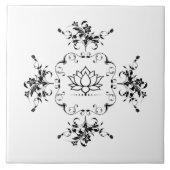 Queen Lotus Fliese (Vorderseite)