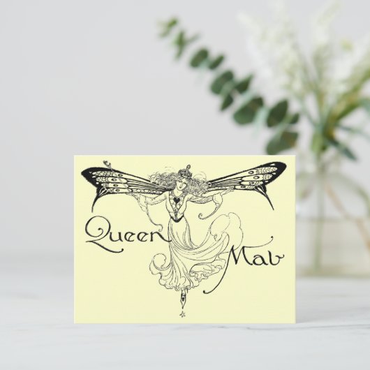 Queen Mab Fairy Postkarte (Stehend Vorderseite)