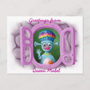 Queen Mabel & Cedric Postkarte