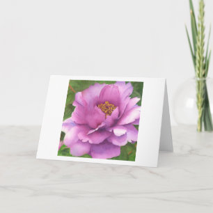Queen Magenta (mini) watercolor art greeting card Karte