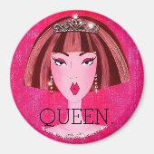 "QUEEN." MAGNET (Vorne)