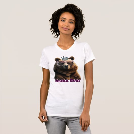 Queen Mama Bear T-Shirt (Vorne ganz)