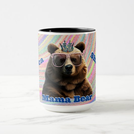 Queen Mama Bear Tasse (Zentrum)