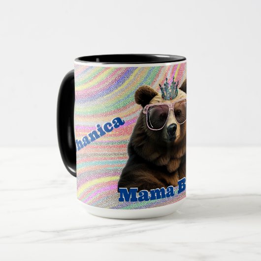 Queen Mama Bear Tasse (Vorderseite Links)
