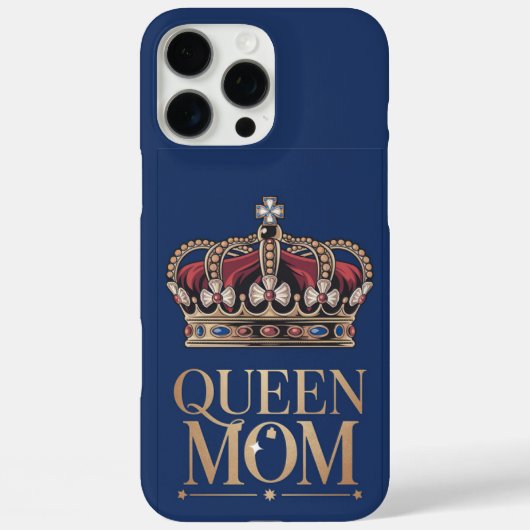 Queen Mama Crown Case-Mate iPhone Hülle (Rückseite)